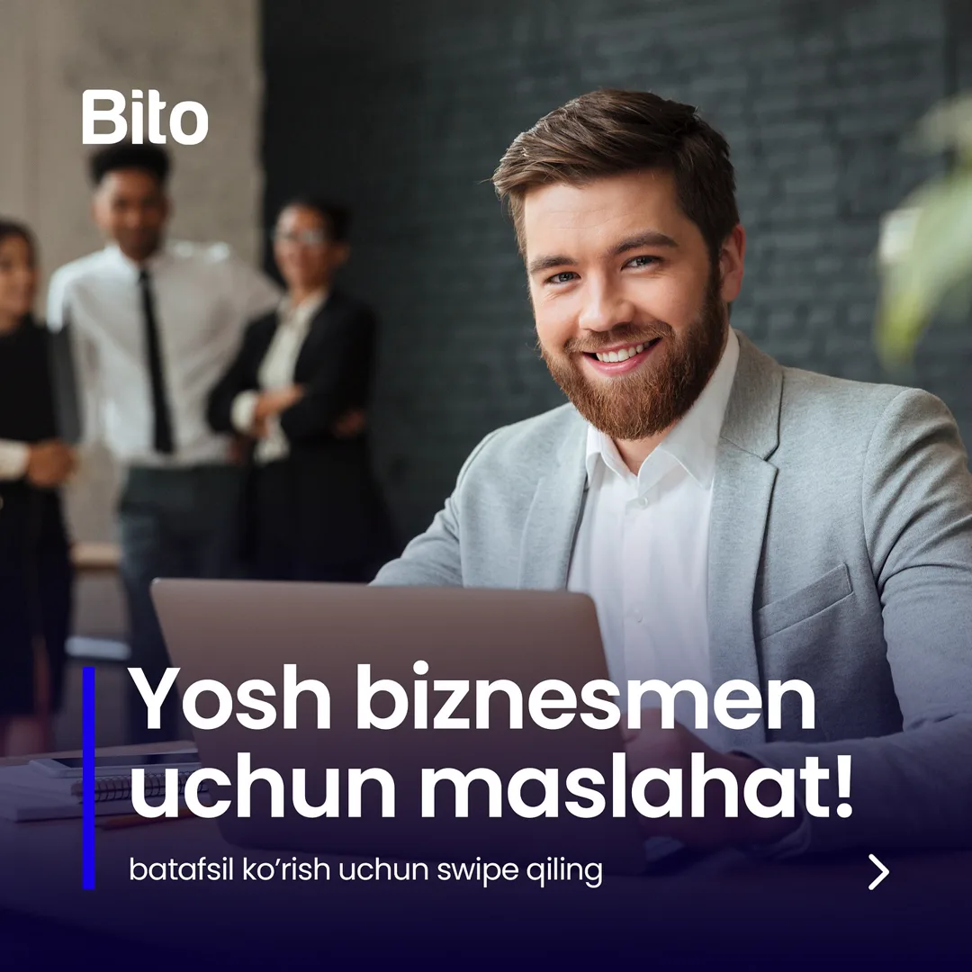 📚 Endigina biznesini boshlayotgan biznesmenlar uchun foydali maslahatlar!

👉  Biznesni boshqarishga va avtomatlashtirishga oid bilimlarni… (1/5)