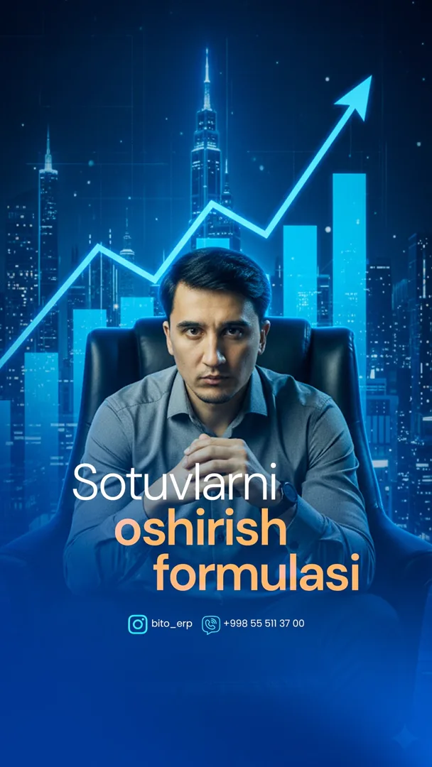 Sotuvlaringizni 2 barobar oshirmoqchimisiz?