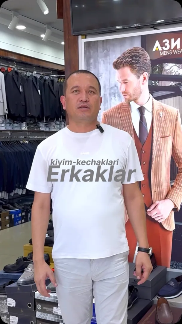Azim erkaklar kiymlarini sotadigan biznes jarayonlarini boshqarishda