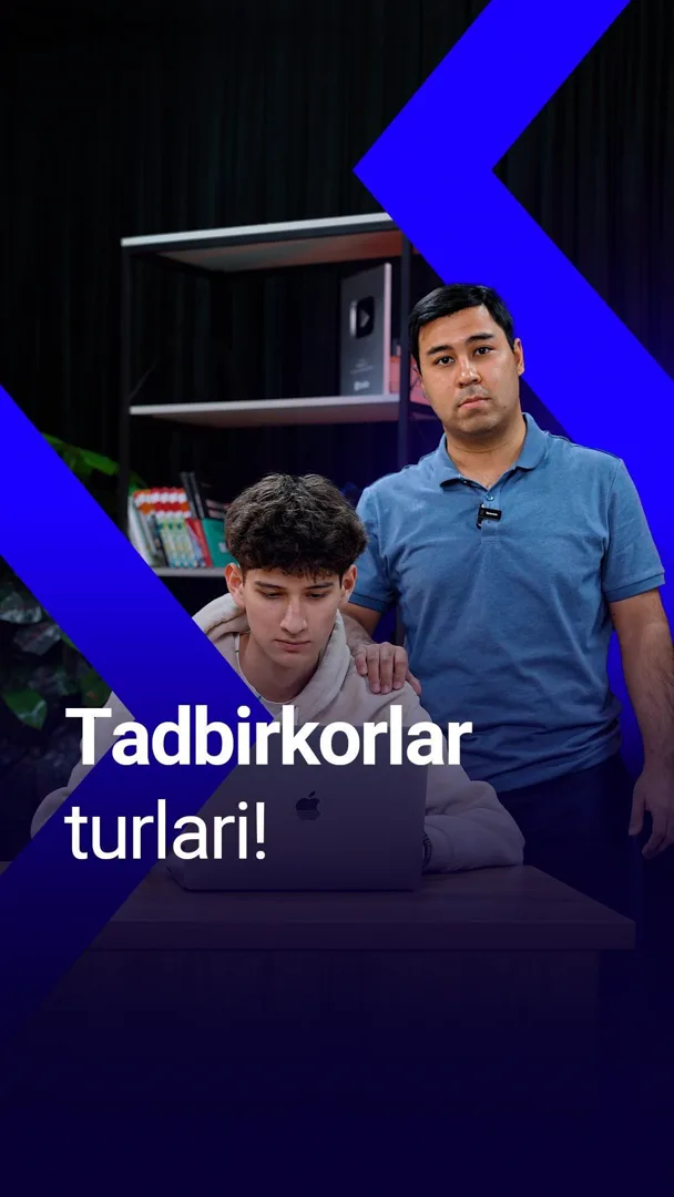 Tadbirkorlarning turlari bilan tanishing 👆🏻