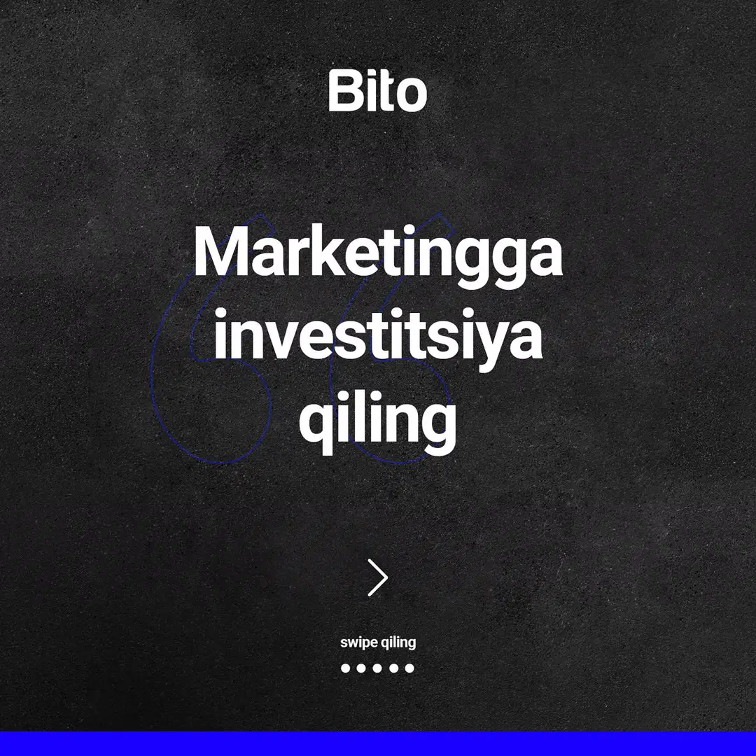Biznesni muvaffaqiyatli qilish bo’yicha kitob 👆🏻
Bito bilan biznesingizni rivojlantiring! 🤝
Millionlab zarar ko’rgandan ko’ra oyiga… (4/6)