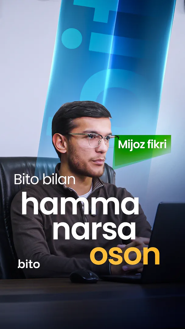 "Bitoni hammaga tavsiya qilaman"