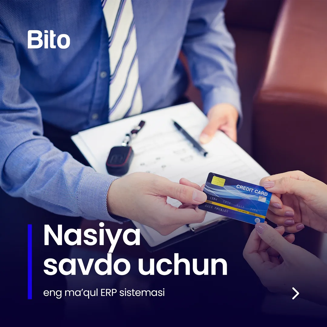 🤔 Nasiya savdo bilan shug’ullanish onsonmi?

✅ Ha albatta, agar sizning biznesingiz avtomatlashgan bo’lsa.

📈  Bito - Biz bilan… (1/5)