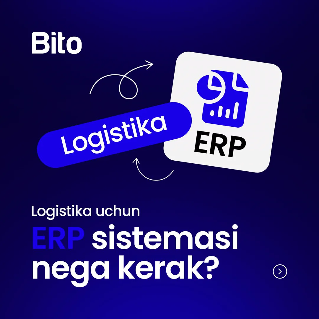 🚚 Buyurtmalaringiz holati, buyurtma miqdori va ularning yetkazib berilishi bo’yicha muammolaringiz bormi?
⚙️ BITO ERP sistemasi - Barcha… (1/3)