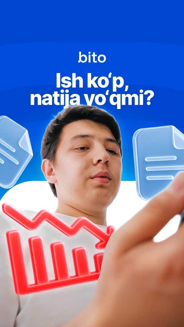 Ish ko‘p, natija yo‘q.