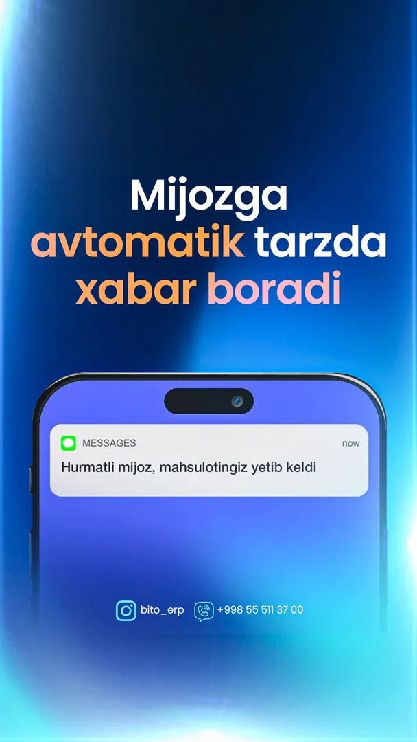 🫡 Bu ishni Bito ERPga qo'yib bering