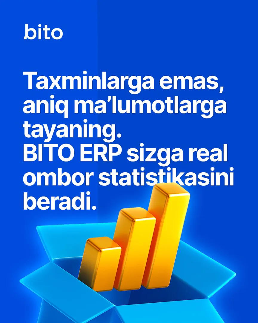 Omborda nima gaplar ?

📦 Ombor - bu mahsulotlaringizni asosiy qismi, zahiralari turadigan joydir. Lekin siz unda nima bor yoki yo’qligini… (7/7)