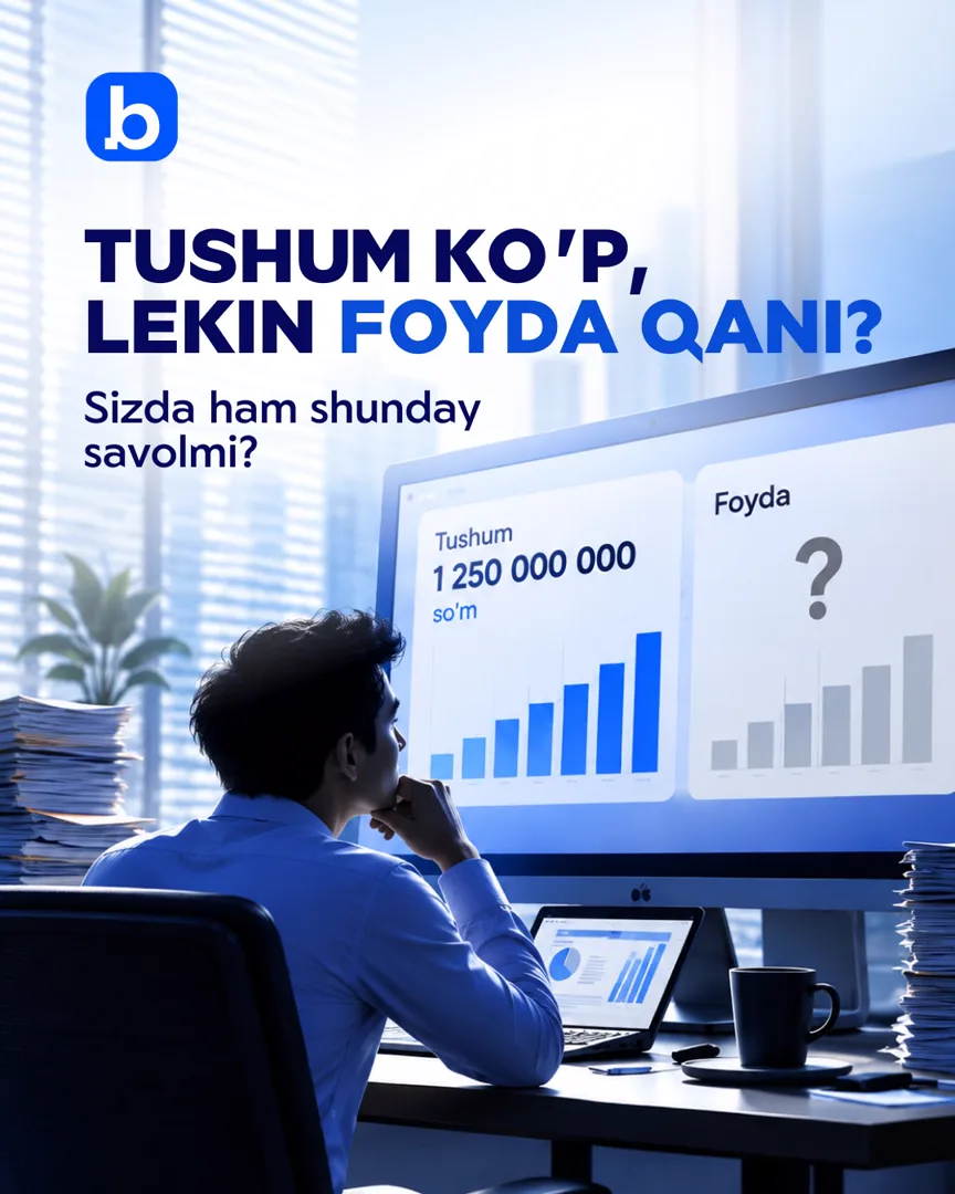 Natija faqat raqam emas, aniq nazorat va o’sish! (1/4)