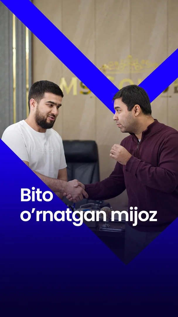 🤩 Bito o’rnatgan mijozimiz fikri!
