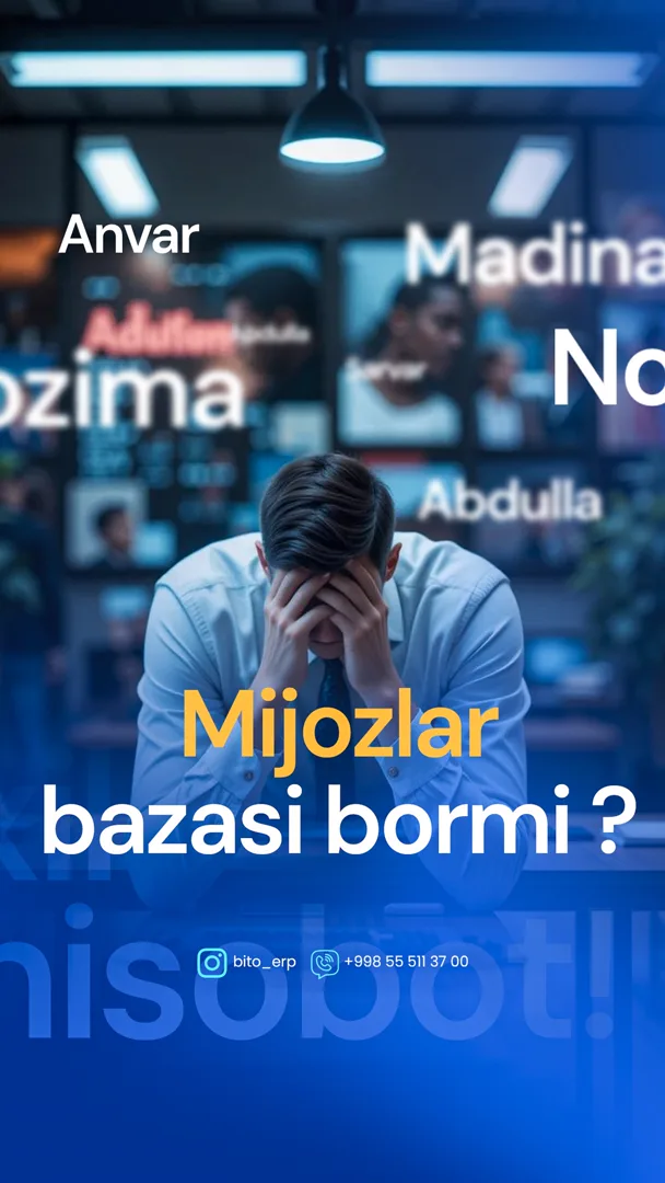 🗃Mijozlar bazasi bormi ?