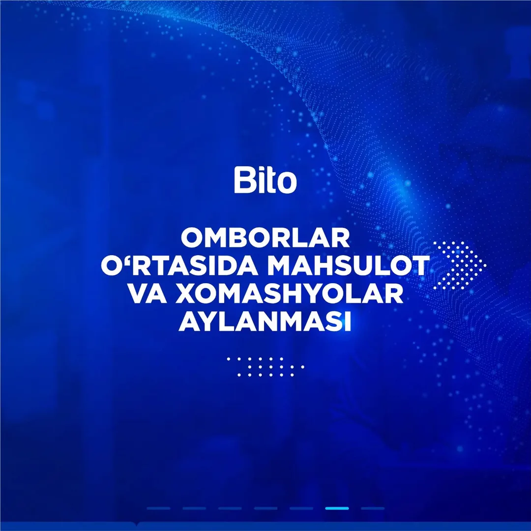 Do'konda qancha tovar qolganini bittalab sanashdan qutulish vaqti keldi!

📉 Bito bilan noqulay axvolga tushib qolmaysiz! Chunki, dastur… (6/7)