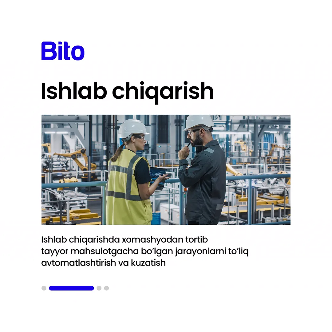 ⭐️ BITO ERP sistemasining qanday imkoniyatlari mavjud?
💰Sizning biznesingizdagi muammolar aynan BITO ERP sistemasida hal bo’ladi.
⚙️… (3/5)