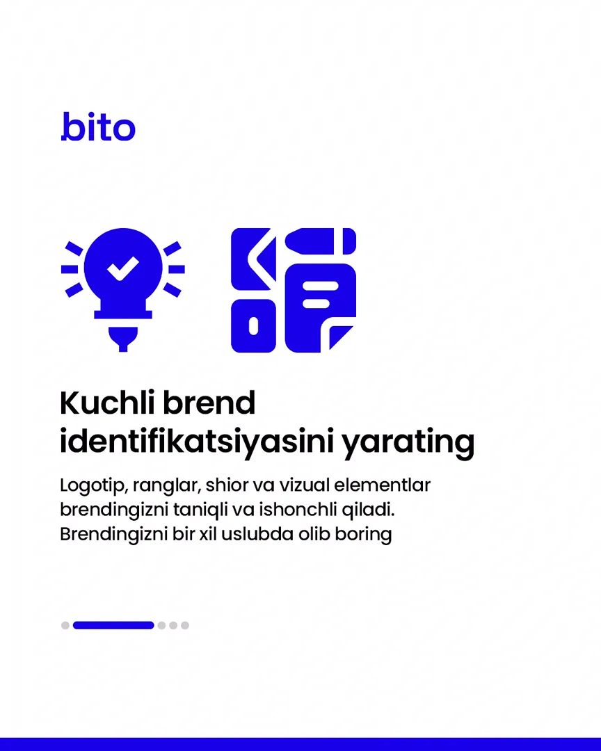 📊 Marketing orqali o’z biznesingizga mijozlarni jalb qiling.
💸 Ma’lumotlardan foydalanib daromadlaringizni oshiring
📈 Bito - Biz bilan… (3/6)