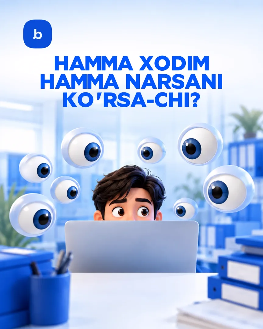 Xodimlaringizni nazoratga oling! Hammasi BITO ERP bilan oson! (1/5)