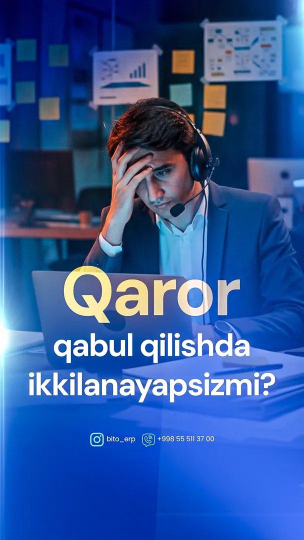🫵 Qaror qabul qilishda ikkilanasizmi ?