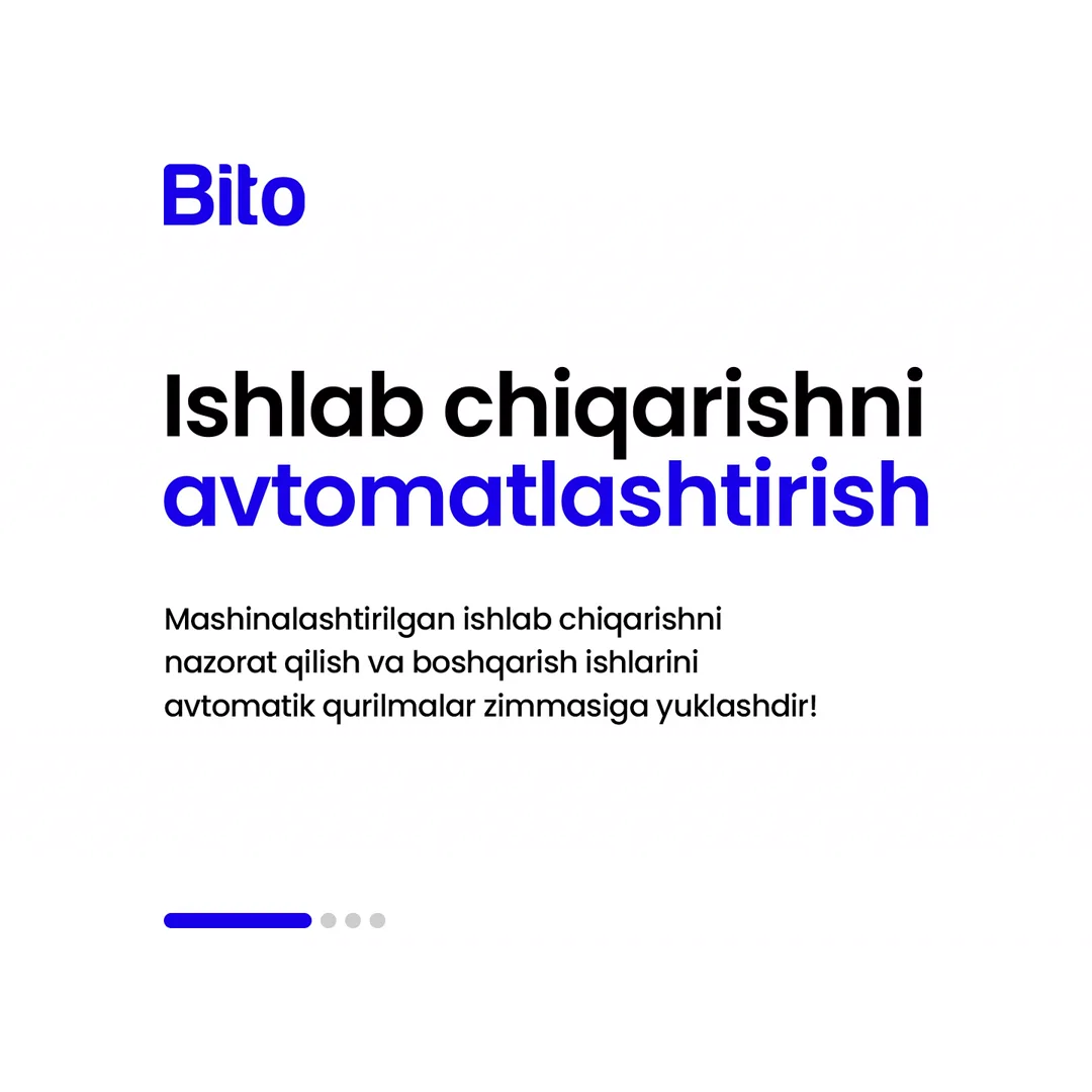 ⚙️ Ishlab chiqarishda avtomatlashtirish qanday o‘rin egallaydi?
🔼 Ishlab chiqarishda avtomatlashtirishning qanday turlari mavjud?
📈… (2/5)