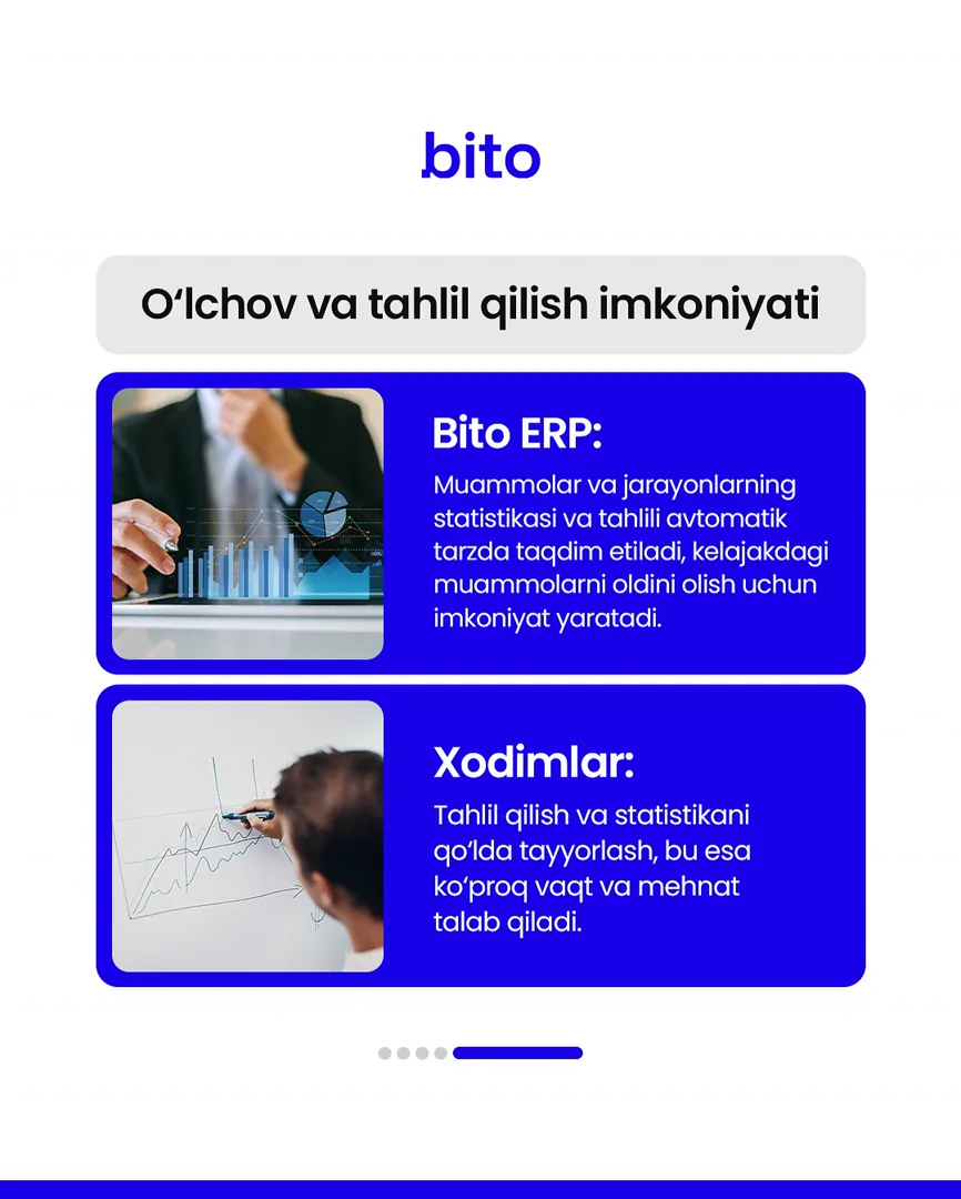 ⏱ Tez qaror, aniq harakat — bu ERP.

📈  Bito - Biz bilan biznesingizni avtomatlashtiring!

Batafsil:
☎️ 78-113-14-04 | Chat

Instagram |… (6/6)