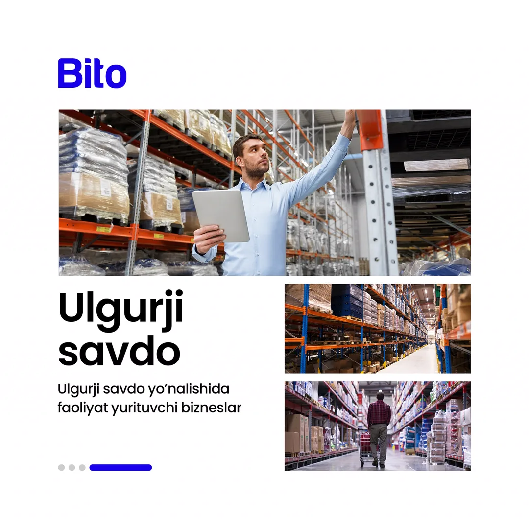 📈 BITO ERP sistemasi qaysi biznes turlari uchun mos keladi?

⚙️ BITO - Vaqtingizni va pulingizni tejang

Batafsil:
☎️ 78-113-14-04 (5/5)