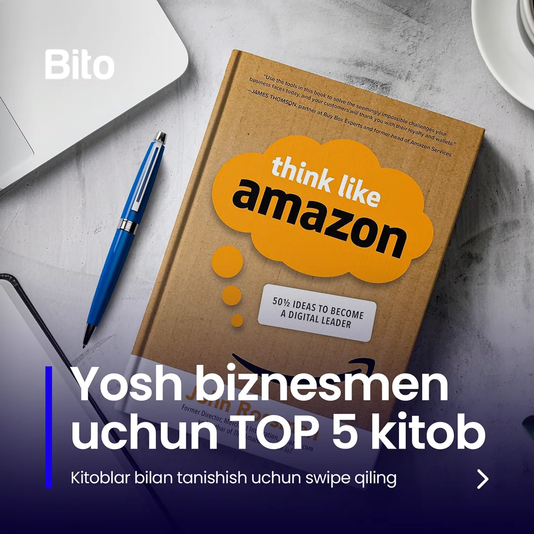 📚 Yosh biznesmenlar uchun eng foydali Top-5 kitoblar

📈 Bito - Biz bilan biznesingizni avtomatlashtiring!

Batafsil:
☎️ 78-113-14-04 (1/6)