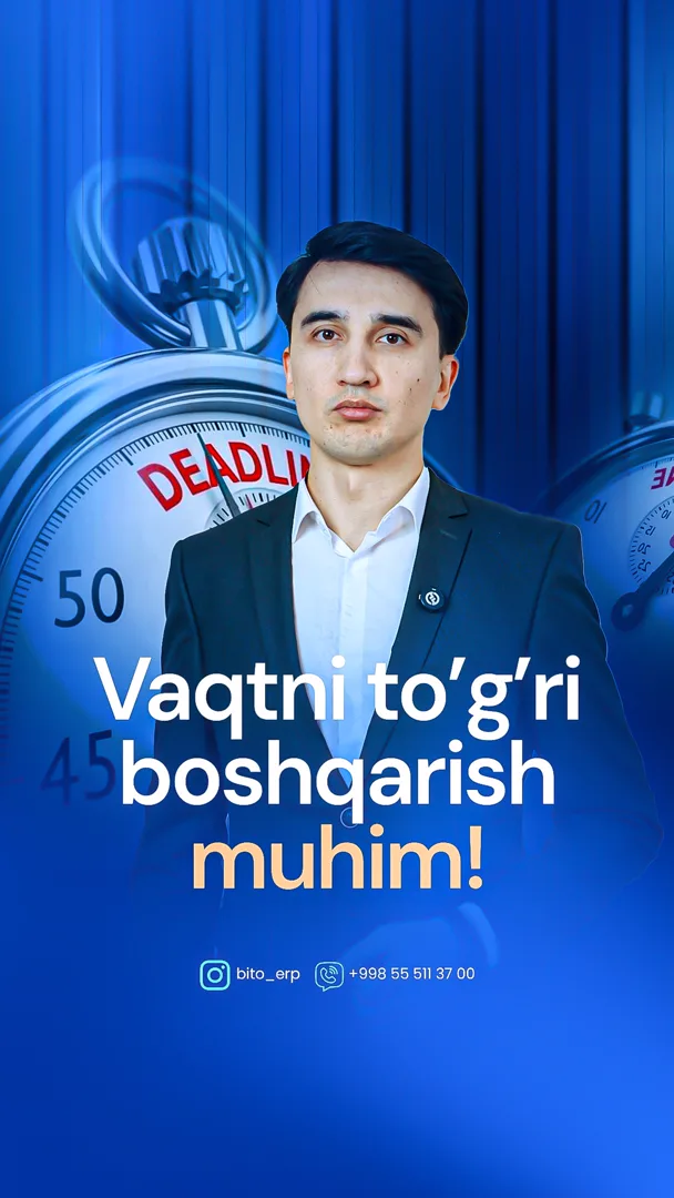 ⏰ Bir kunda 24 soat yetmayapti deb o‘ylaysizmi?