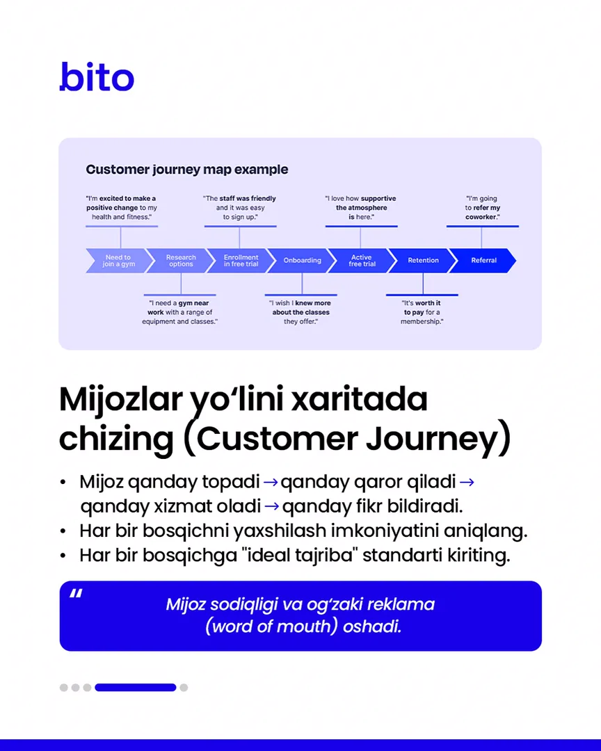 ⭐️ Tartibsiz biznesga chek qo‘ying!
📈 Bito - Biz bilan biznesingizni avtomatlashtiring!
Batafsil:
☎️ 78-113-14-04 | Chat
Instagram |… (5/6)
