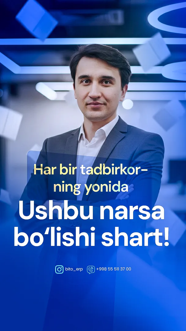 🗒 Har bir tadbirkorda yon daftar bo'lishi kerak.