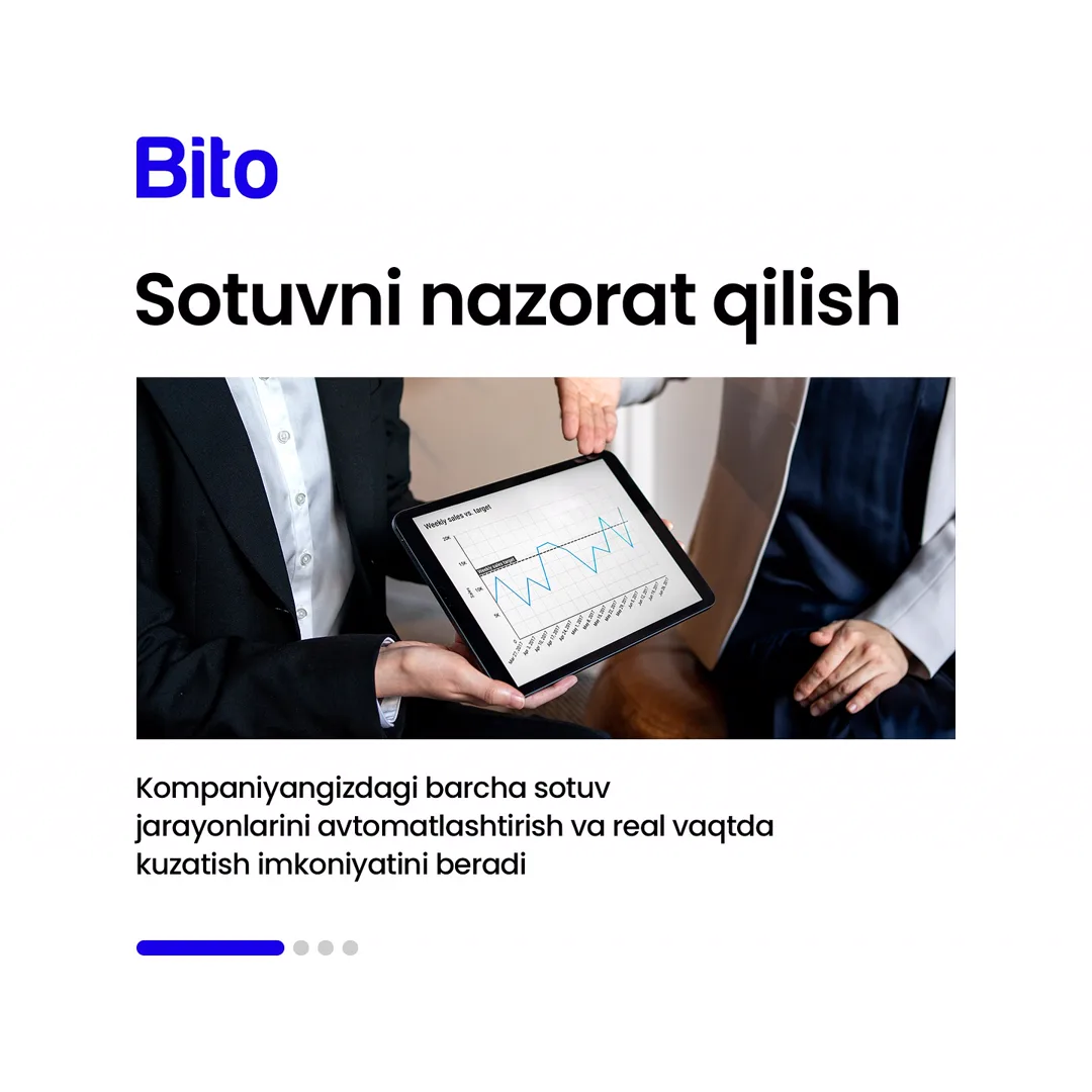 ⭐️ BITO ERP sistemasining qanday imkoniyatlari mavjud?
💰Sizning biznesingizdagi muammolar aynan BITO ERP sistemasida hal bo’ladi.
⚙️… (2/5)