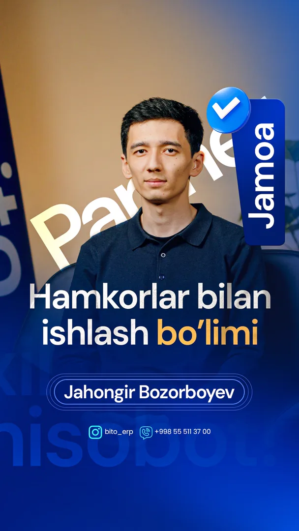 Hamkorlikka doim tayyormiz!
