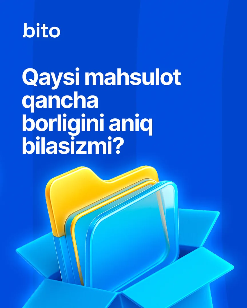 Omborda nima gaplar ?

📦 Ombor - bu mahsulotlaringizni asosiy qismi, zahiralari turadigan joydir. Lekin siz unda nima bor yoki yo’qligini… (2/7)