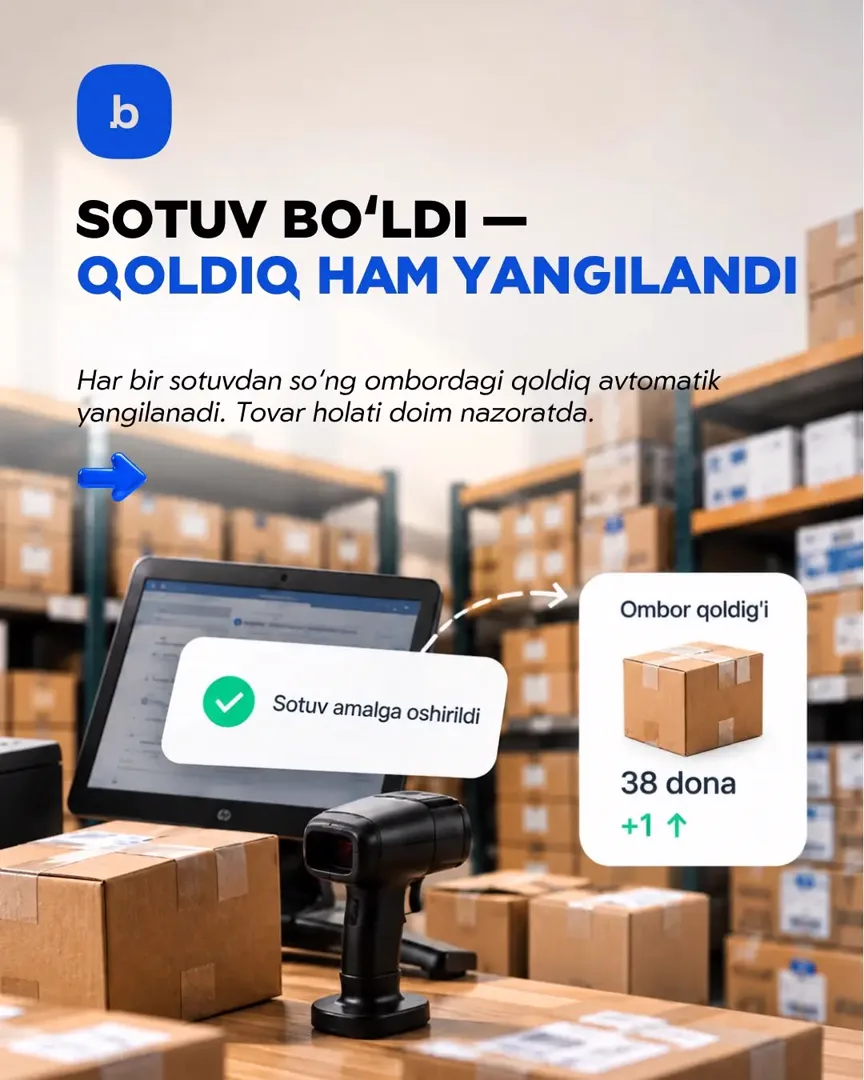 BITO ERP - biznesingizni bita tizimda boshqaring (3/6)
