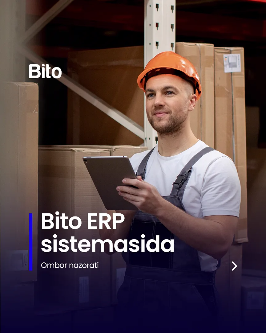 📦 Omboringizni biz bilan avtomatlashtiring
💰Ombordagi barcha hisob-kitoblarni aniq raqamlarda nazorat qiling
📈 Bito - Biz bilan… (1/5)