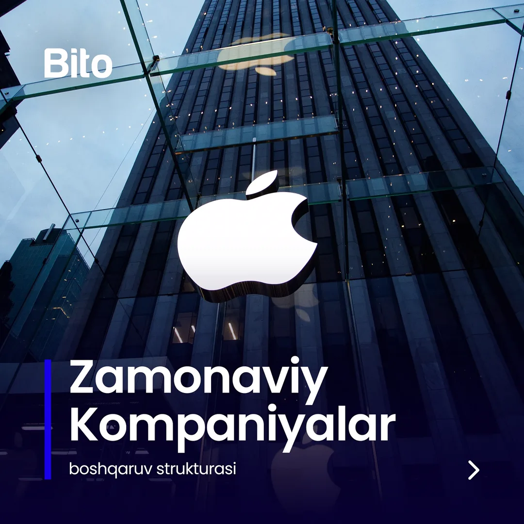 ⭐️ Top kompaniyalarning boshqaruv tizimi bilan tanishing!
📈 Bito - Biz bilan biznesingizni avtomatlashtiring!
Batafsil:
☎️ 78-113-14-04 (1/4)