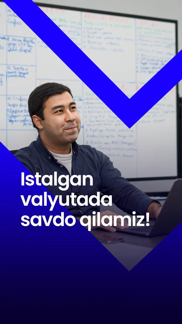 💶 Istalgan valyutada savdo qiling