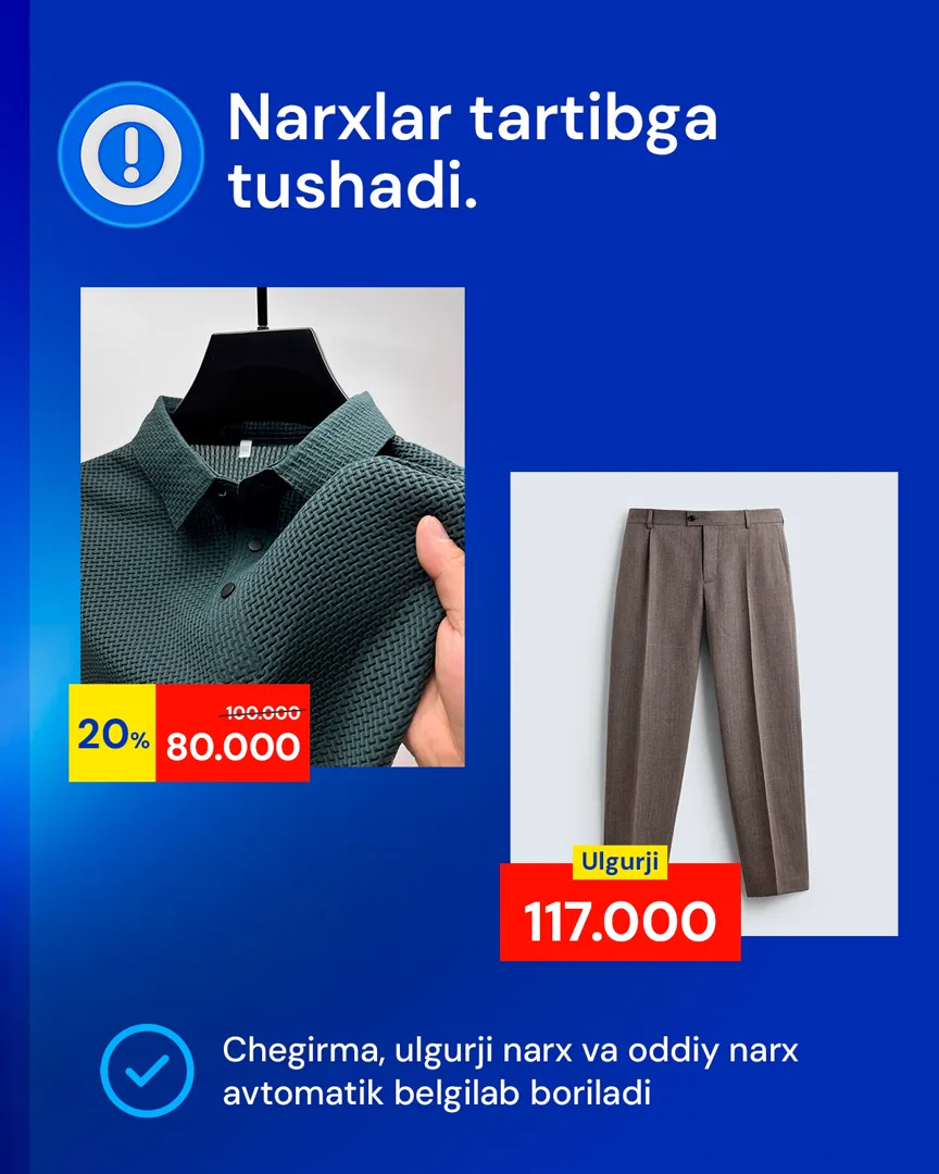 Nega kiyim-kechak do'konini avtomatlashtirish kerak ?
Biznes kengayib borgani sari uni boshqarish qiyinlashadi. Deyarli har bir bo'limda… (3/6)